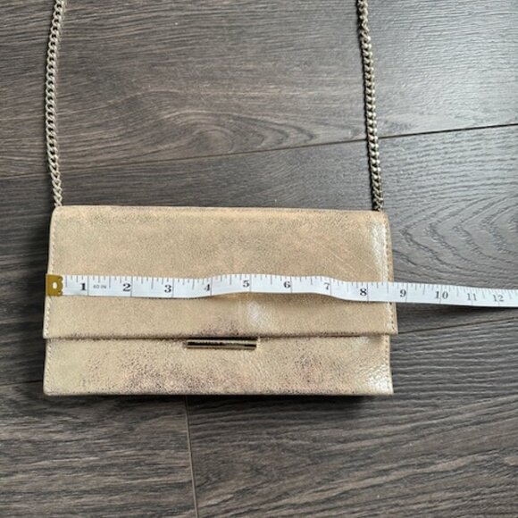 Loeffler Randall Metallic Gold Leather Bag, Like New! - Picture 3 of 7